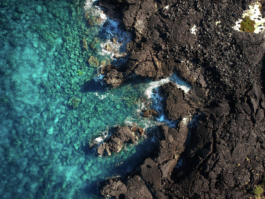 Nature Photograph - Kona Coastline by Christopher Johnson