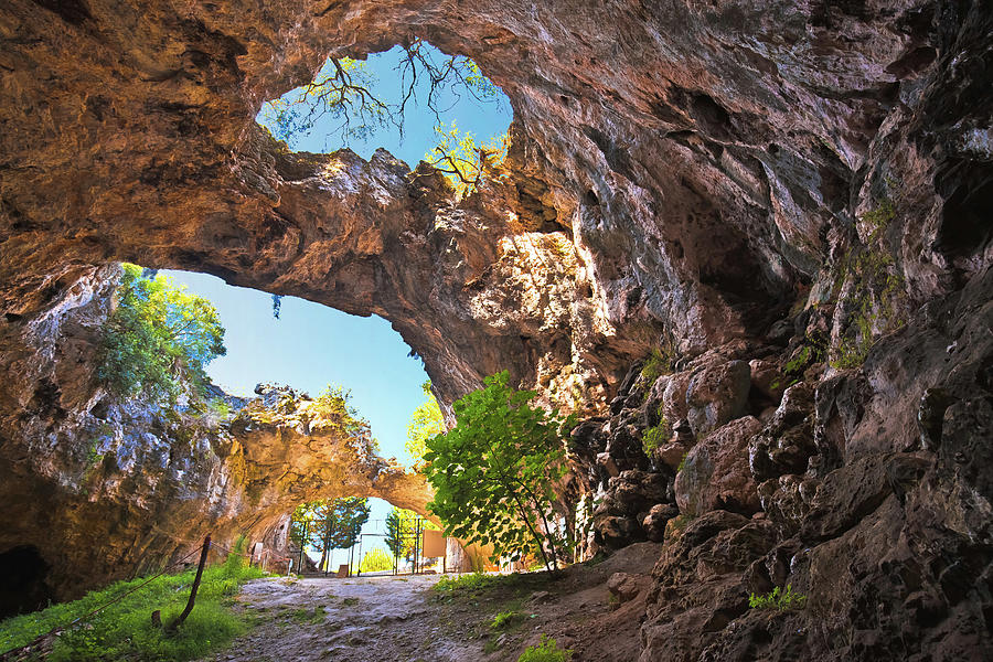 Korcula. Vela spilja cave in Vela Luka on Korcula island view Photograph by Brch Photography