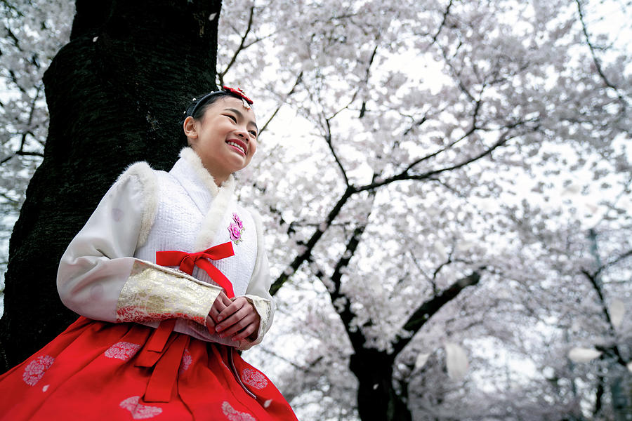 Hanbok white clearance