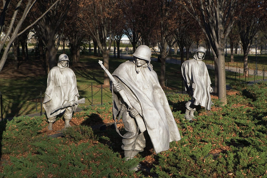 Korean War Veterans Memorial, Washington Dc, Usa Digital Art by Ditto ...