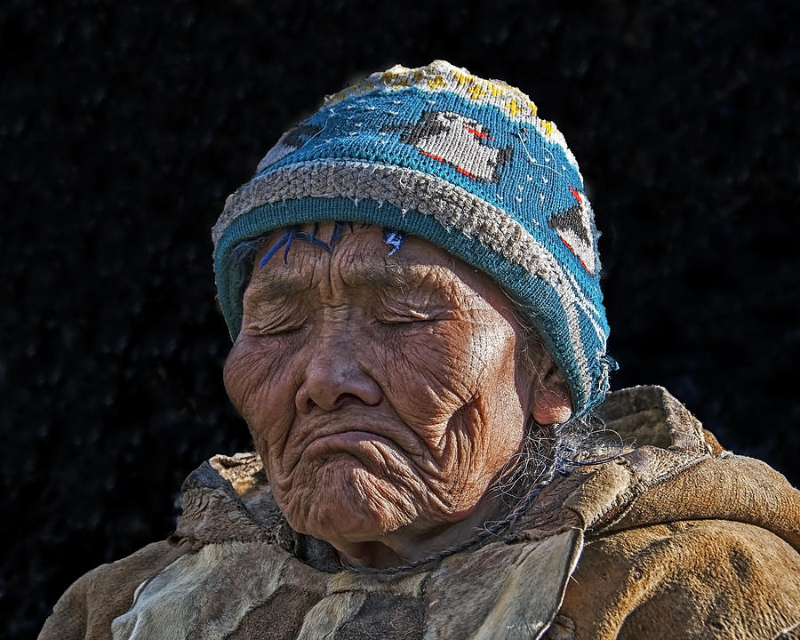 Koryak Tribe Woman, Kamchatka, Russia Photograph by Aharon Golani ...