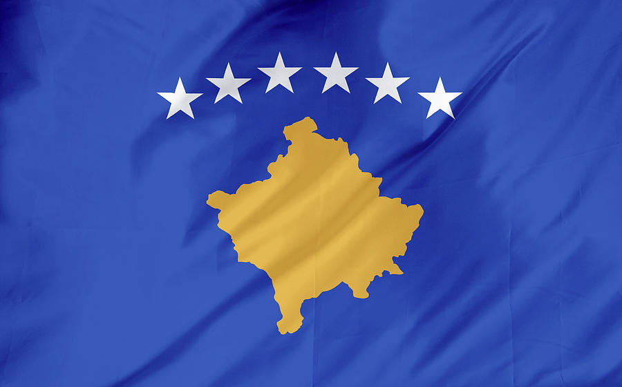 Kosovo Flag Digital Art by Hasan Ahmed - Fine Art America