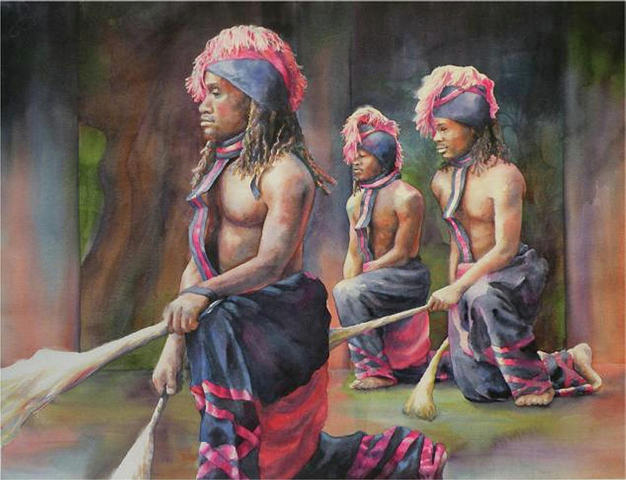 Music Painting - Kotebah by Suzanne Accetta