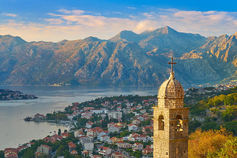 Mountain Photograph - Kotor Bay, Montenegro by Jan Wlodarczyk