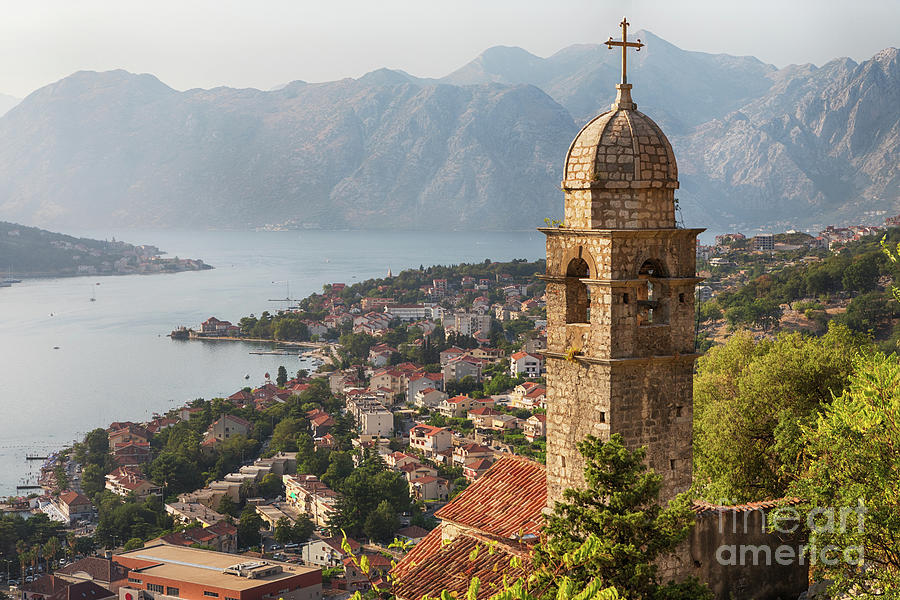 Architecture Photograph - Kotor Cityscape And Church Of Our Lady by Tunart