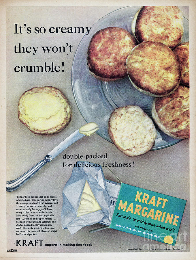 Marketing Photograph - Kraft Margarine by Picture Post