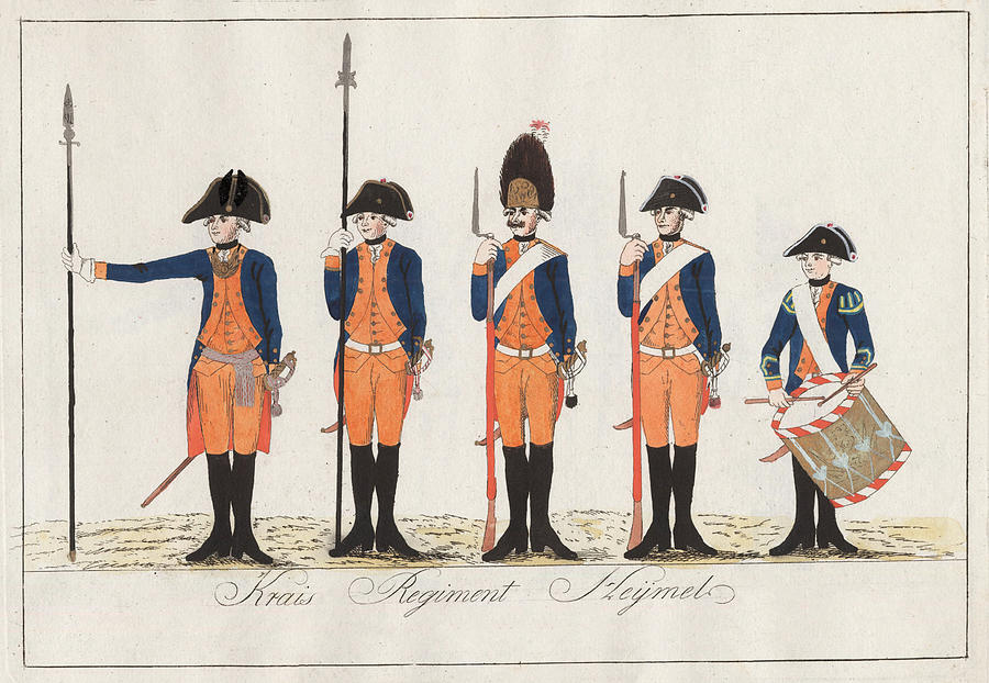 Krais Regiment Hemel Painting by J.H. Carl