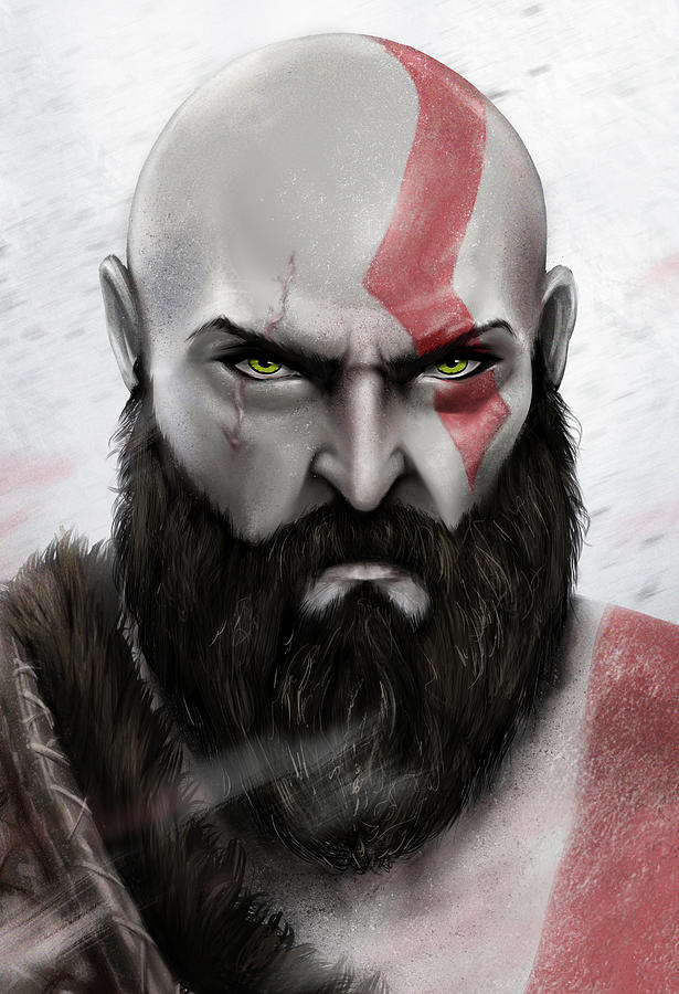 kratos fanart digital art by francis mary kratos fanart digital art by francis mary