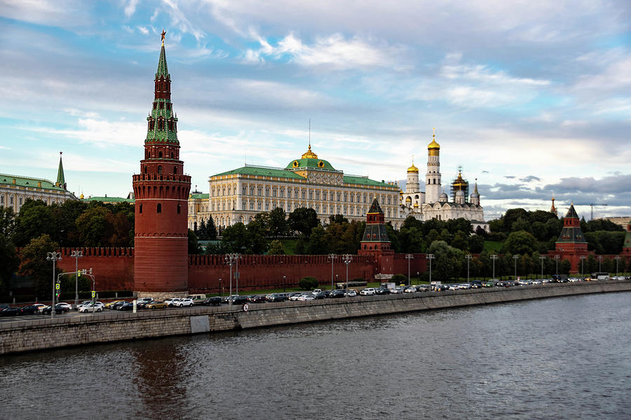 Kremlin and River View Photograph by Steven Richman