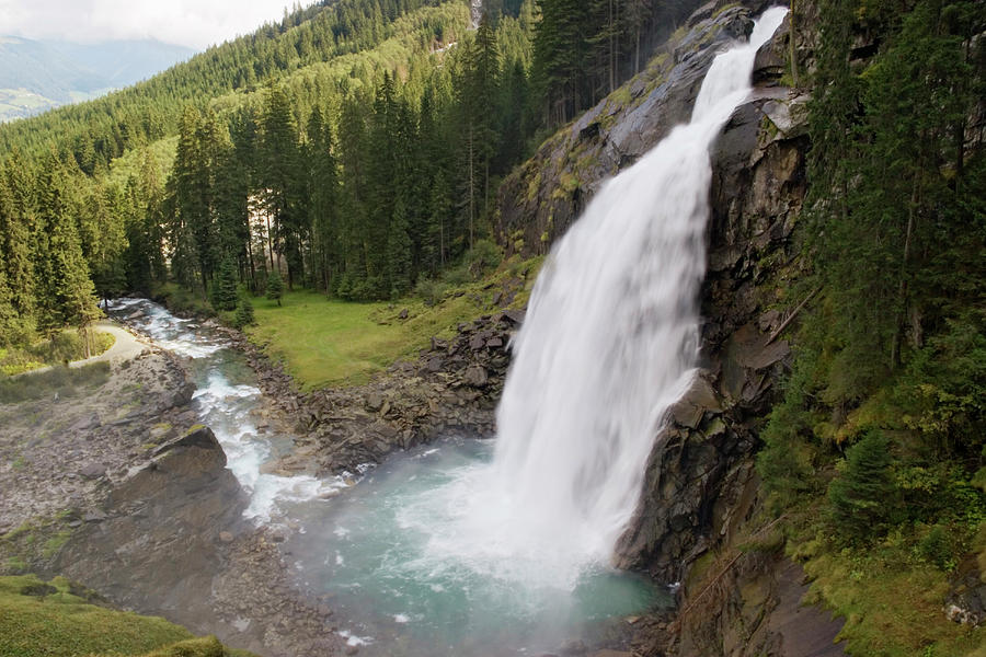 Krimml Waterfalls, Highest In Europe, Hohe Tauern National Park ...