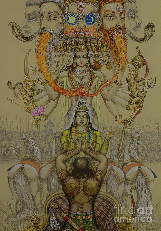 Krishna avatar Painting by Vrindavan Das