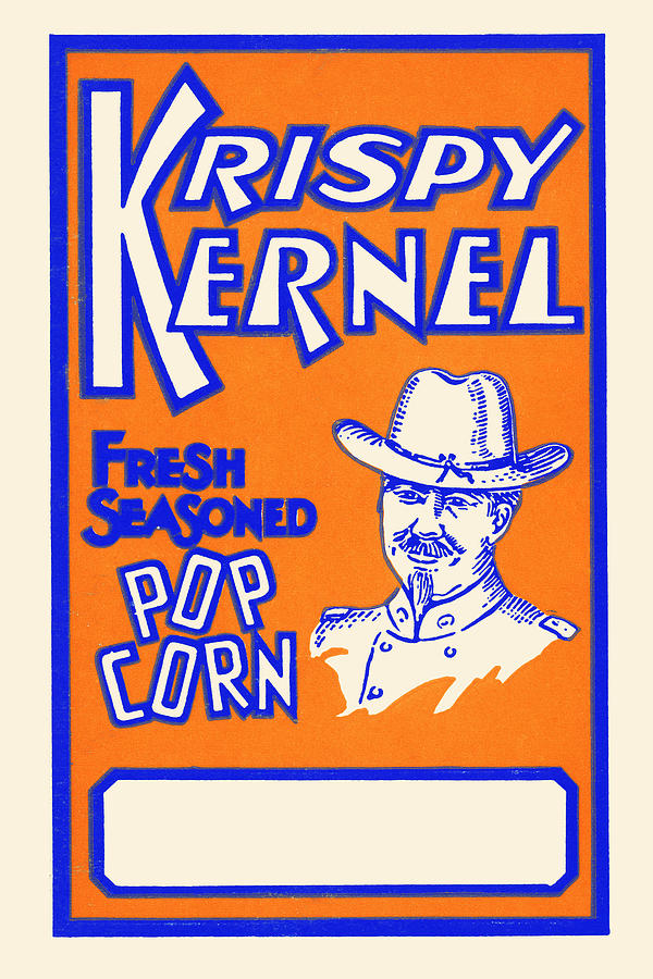 Krispy Kernel Fresh Seasoned Pop Corn Painting by Unknown