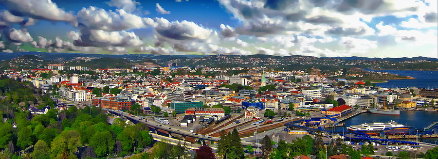 Kristiansand Panorama by Anthony Dezenzio Kristiansand Panorama by Anthony Dezenzio