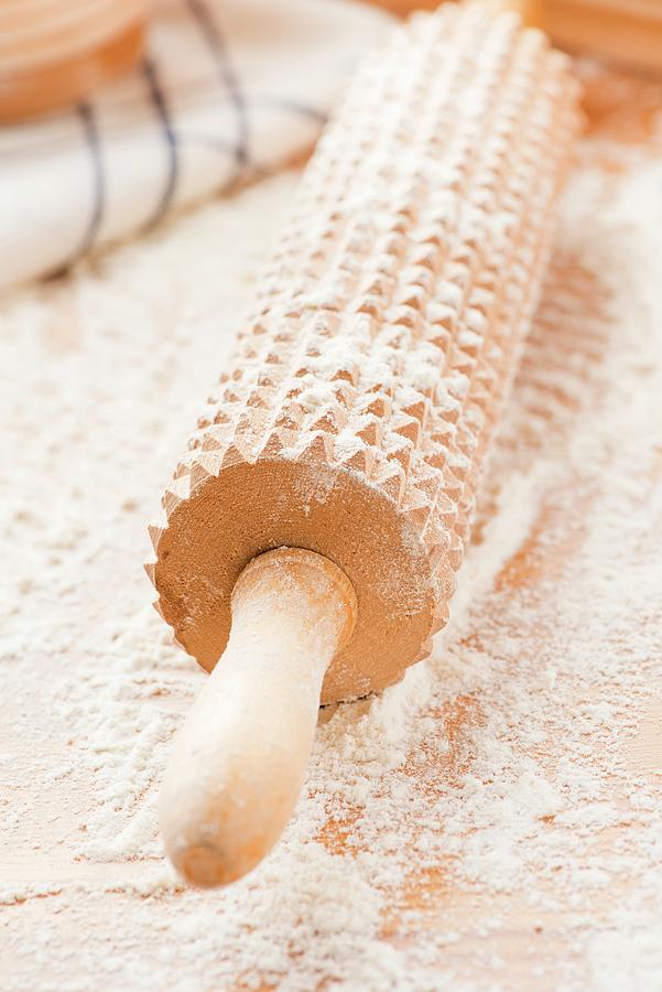 Kruskavel rolling Pin With Knobbly Surface, Sweden Photograph by Hallstrm, Lars