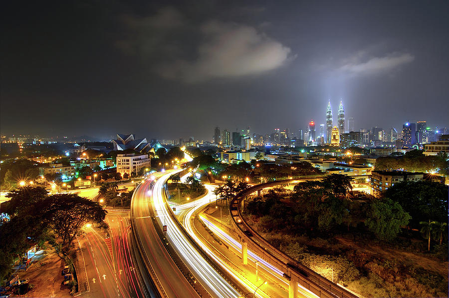 Kuala Lumpur Cityscape Photograph by Azman Rahman