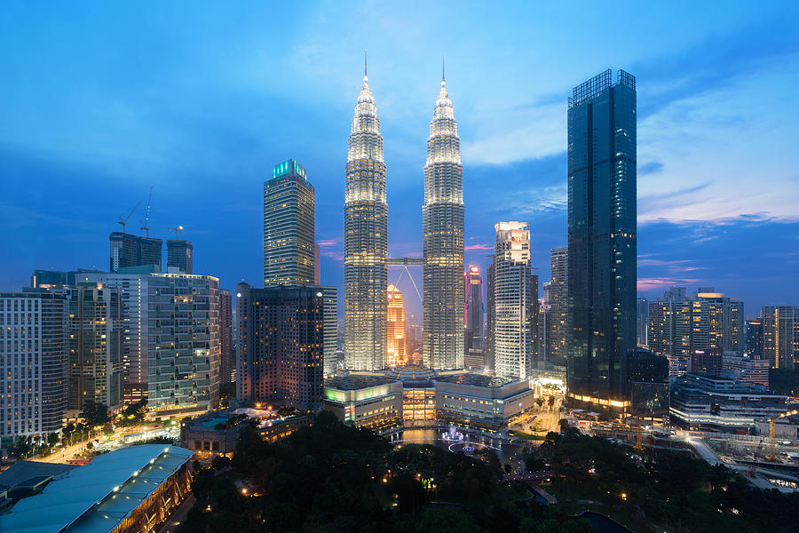 Kuala Lumpur Cityscape. Panoramic View Photograph by Prasit Rodphan ...