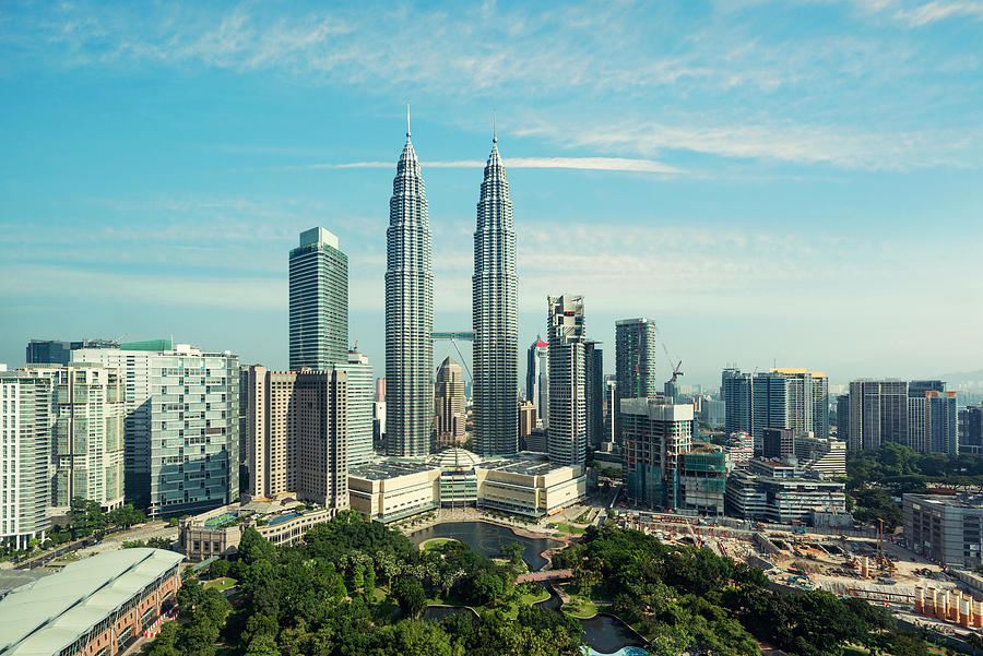 Kuala Lumpur Skyline In The Morning Photograph by Prasit Rodphan - Fine ...