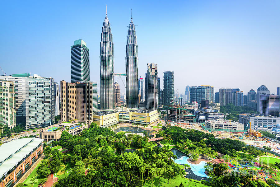 Kuala Lumpur Skyline Photograph by Seanpavonephoto