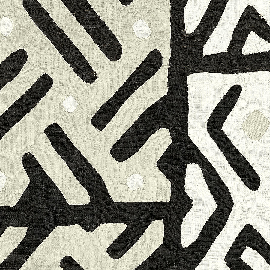 Kuba Cloth I Sq II Neutral Painting by Wild Apple Portfolio Kuba Cloth I Sq II Neutral Painting by Wild Apple Portfolio