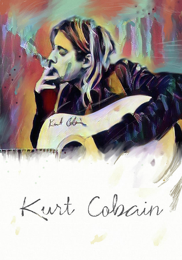 Kurtcobain Mixed Media - kurt cobain- Original Painting Print by Md Jo Kurtcobain Mixed Media - kurt cobain- Original Painting Print by Md Jo