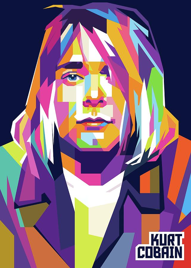 Kurt Cobain Digital Art by Tri Minto - Fine Art America