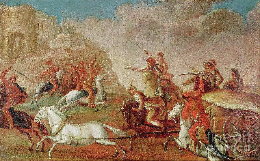 Austria Painting - Kuruc Uprising In Hungary Against The Habsburgs 1703-11 by Hungarian School