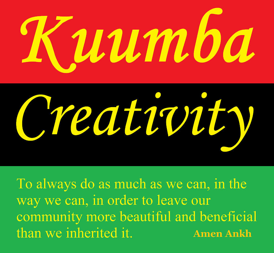 Kuumba Creativity Digital Art by Adenike AmenRa