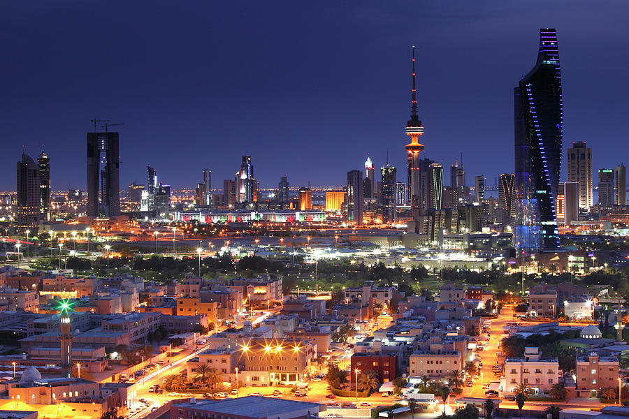 Kuwait City Skyline Photograph by Saleh Alrashaid