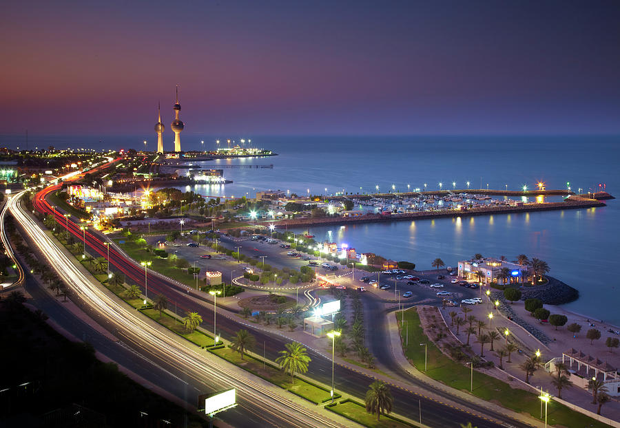 Kuwait  Gulf Road View Photograph by Saleh Alrashaid