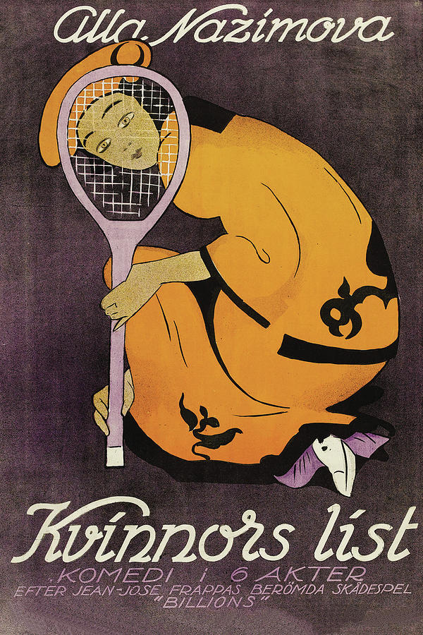 Kvinnors List - Tennis Painting by Unknown