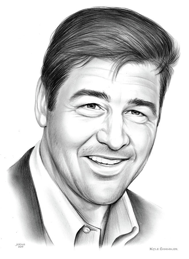 Actor Drawing - Kyle Chandler by Greg Joens