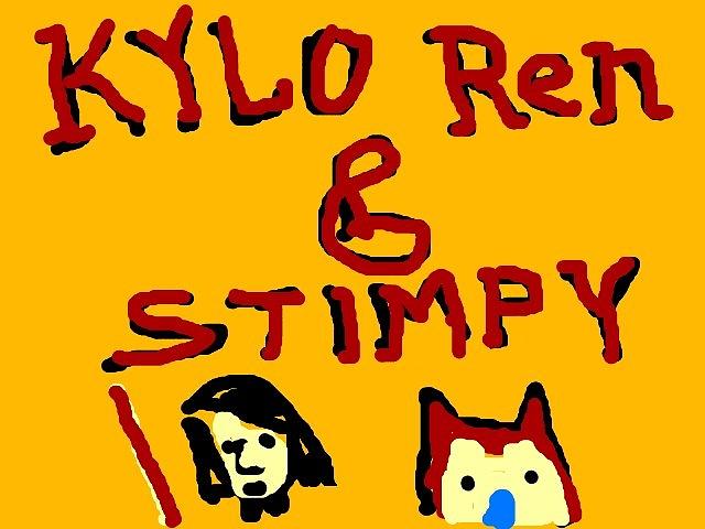 Kylo Ren And Stimpy Digital Art