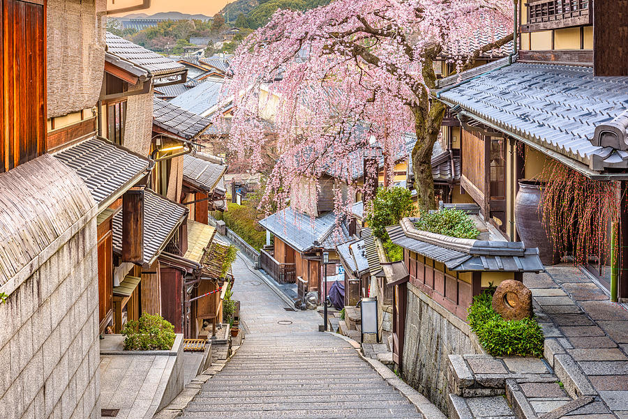 Spring Photograph - Kyoto, Japan Spring In Higashiyama by Sean Pavone