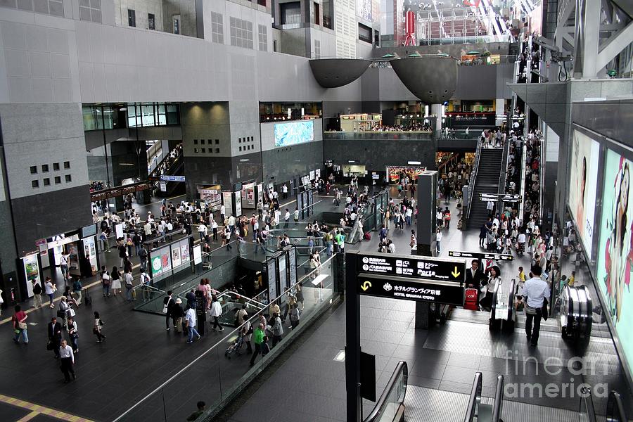 Kyoto Train Station Photograph by Chris Martin-bahr/science Photo Library