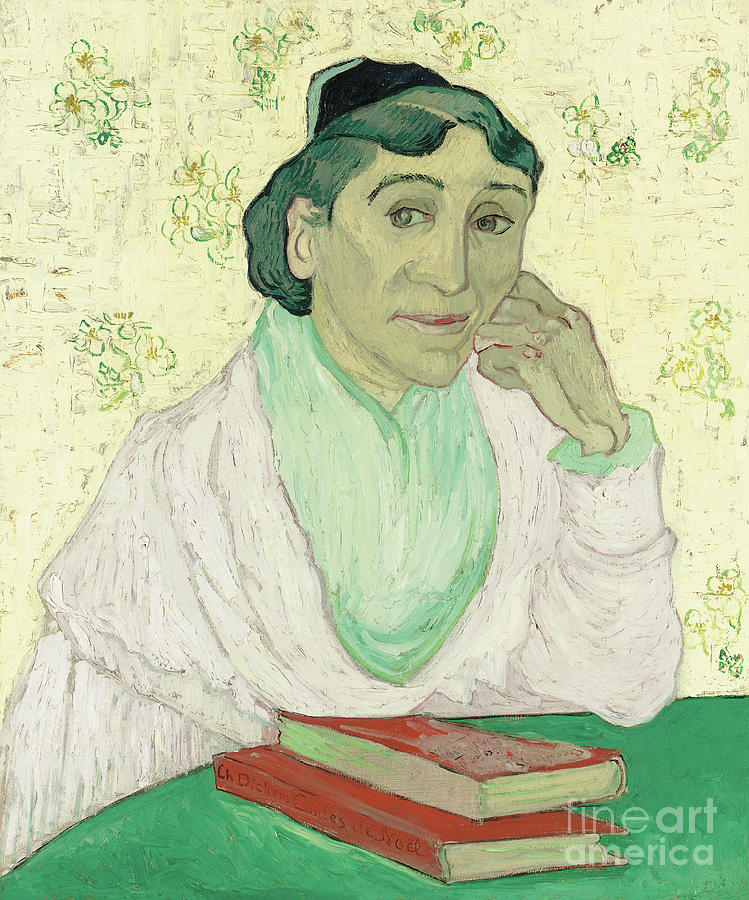 L Arlesienne Madame Ginoux, 1890 Painting by Vincent Van Gogh