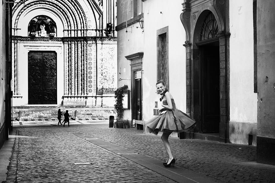 Vintage Photograph - La Ballerina by Massimo Della Latta