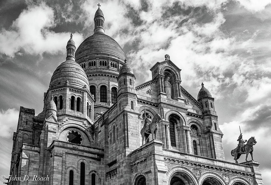 La Basilique du Sacre Coeur Photograph by John Roach