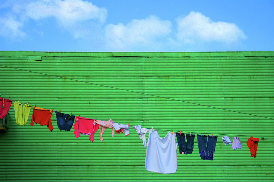 Clothing Photograph - La Boca by Silkegb