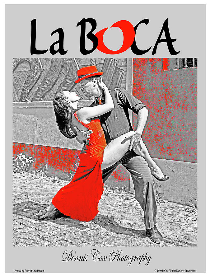 La Boca Travel Poster Photograph