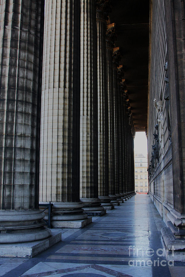 La Colonnade de la Madeleine Photograph by Rick Locke - Out of the Corner of My Eye