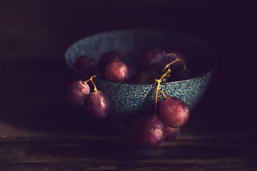 Grape Photograph - La Coupe Est Pleine by Florence Richerataux