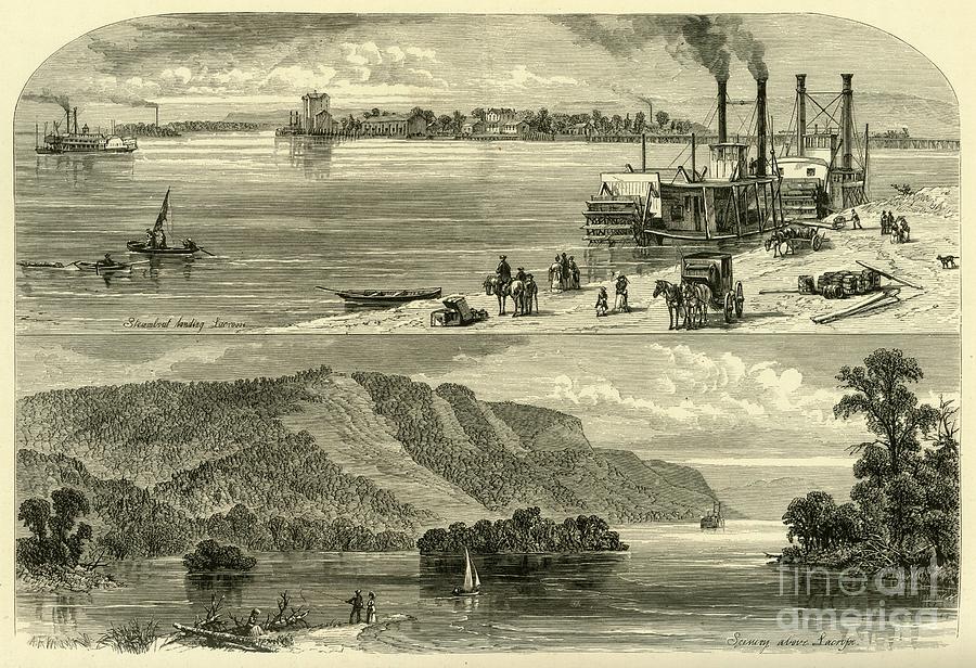 La Crosse Drawing by Print Collector