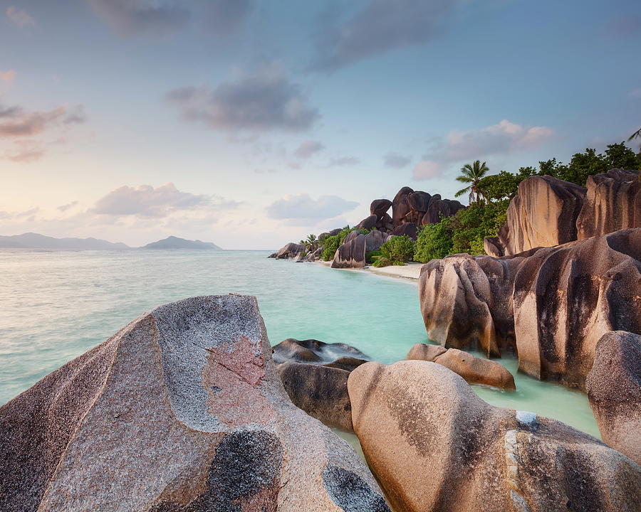 La Digue Island In The Seychelles Digital Art by Michael Breitung