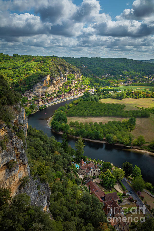 La Dordogne from Marqueyssac Photograph by Inge Johnsson