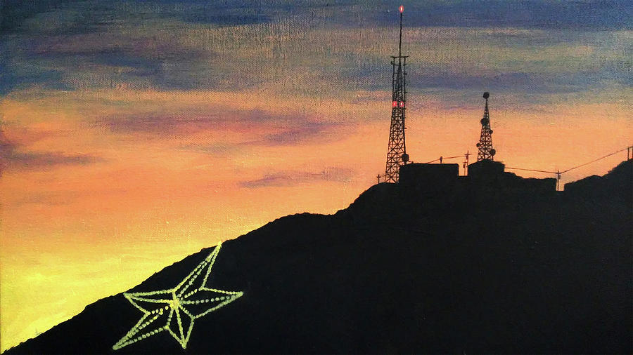 La Estrella de El Paso, Texas Painting by Angel Ortiz Pixels