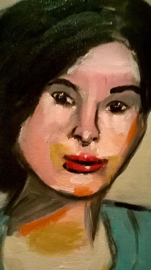 La Femme Inconnue Painting by Rusty Gladdish