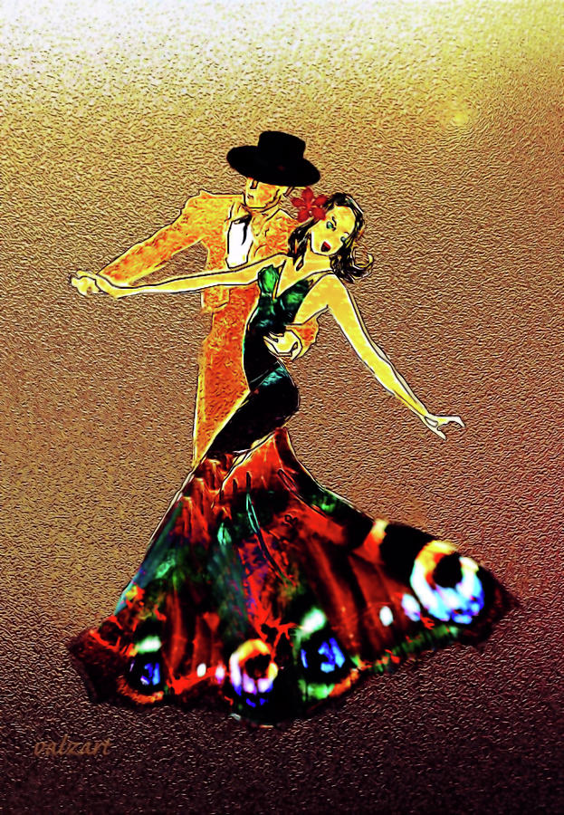 La Fiesta Painting by Valerie Anne Kelly
