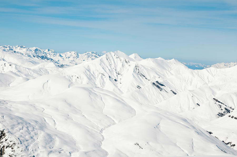 La Grave Ski Resort Photograph by Marco Maccarini