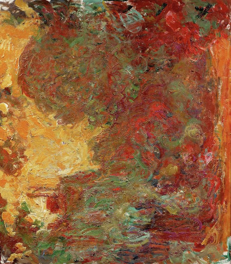 La maison vu du jardin aux roses, 1922-1924 Canvas, 80 x 90 cm Inv. 5086. Painting by Claude Monet -1840-1926-