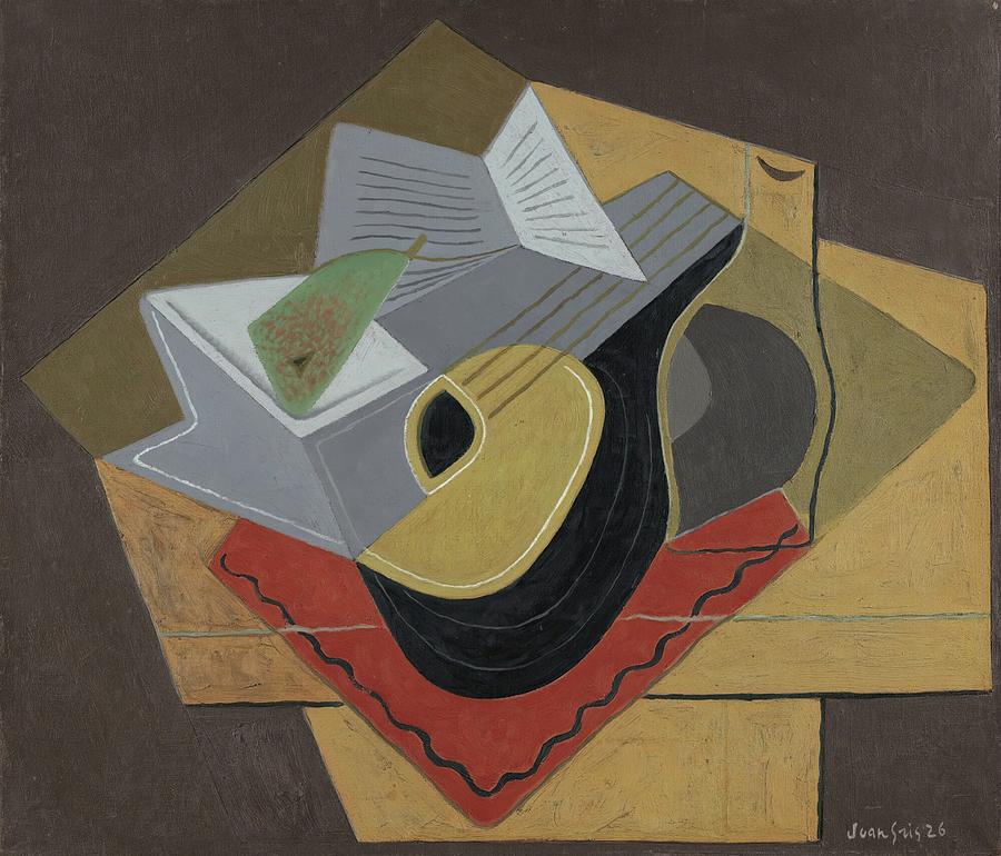 La Mandoline Noire Painting by Juan Gris La Mandoline Noire Painting by Juan Gris